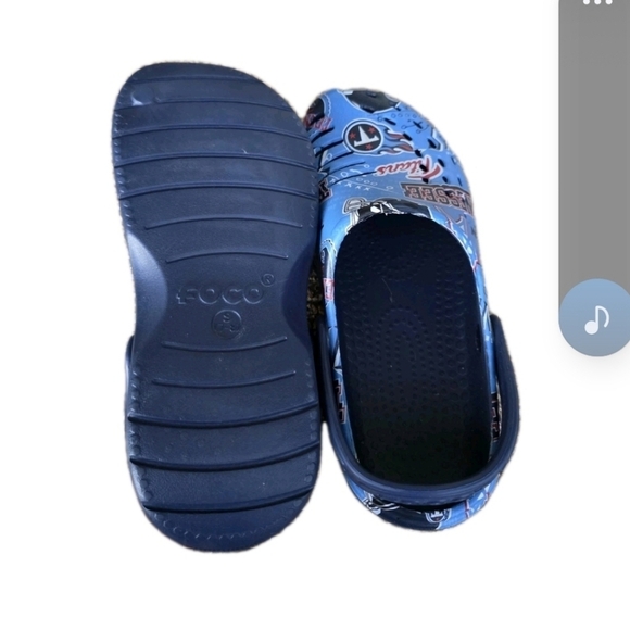 Tennessee Titans Historic Print Clog Strap Crocs Blue Size 7 - 8 Waterproof NWT main image 9